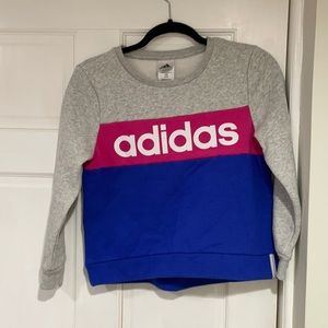 Girls Large 14 Adidas Crewneck Sweater